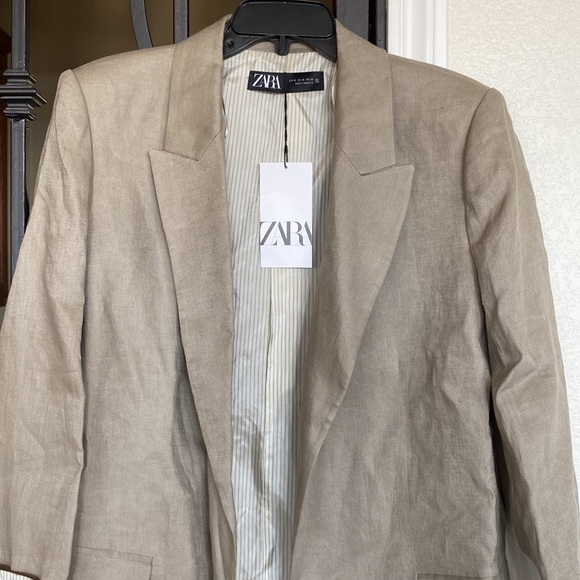 ZARA Linen Blazer - Picture 9 of 11